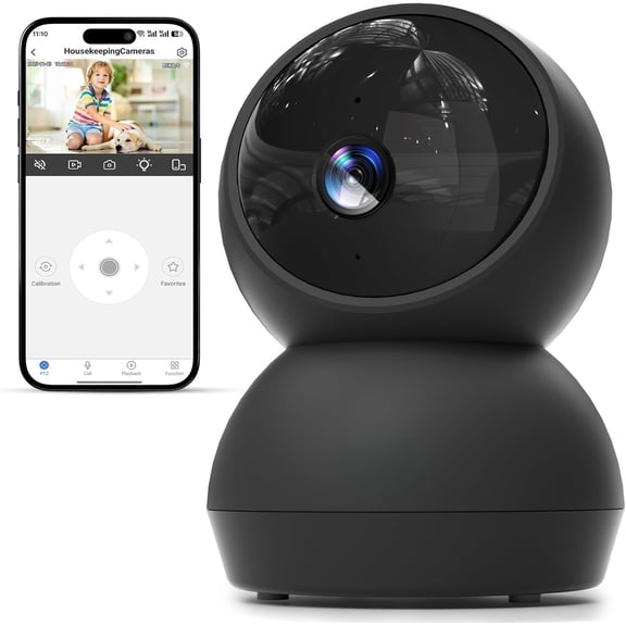 Camera,   Indoor  Camera, 360  Pan/Tilt Pet Camera 2.4G and 5G WiFi, Motion Detection, 2-Way Audio, Siren, Night Vision, Cloud SD Card Compatible Alexa  Assistant
