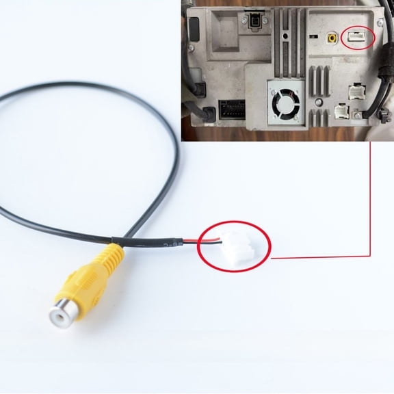 Camera Input Cable Car For Alpine Audio Head Unit Backup Camera Input Cable