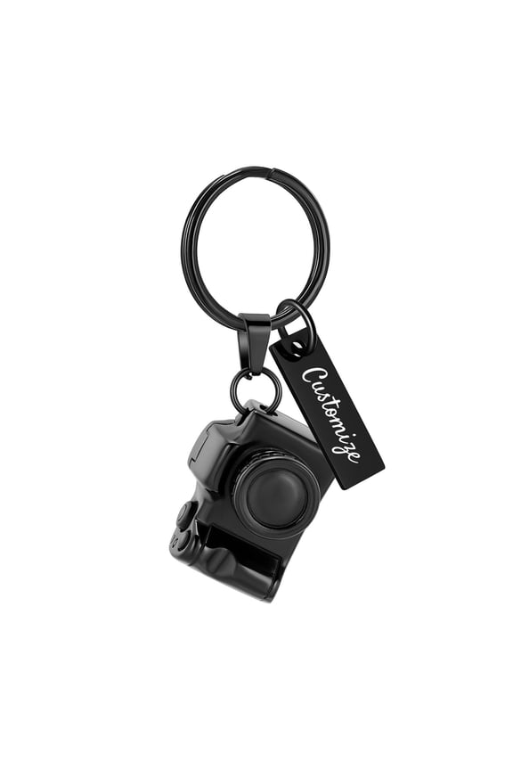 Camera Keepsake Cremation Jewelry for Ashes Urn Necklace Lockets Keyring for Human Ashes Pet Ashes Memorial Keychain
