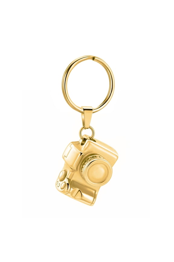 Camera Keepsake Cremation Jewelry for Ashes Urn Necklace Lockets Keyring for Human Ashes Pet Ashes Memorial Keychain