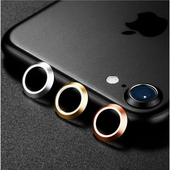 Camera Lens Cover Protector Compatible with iPhone 7 in Rose Gold