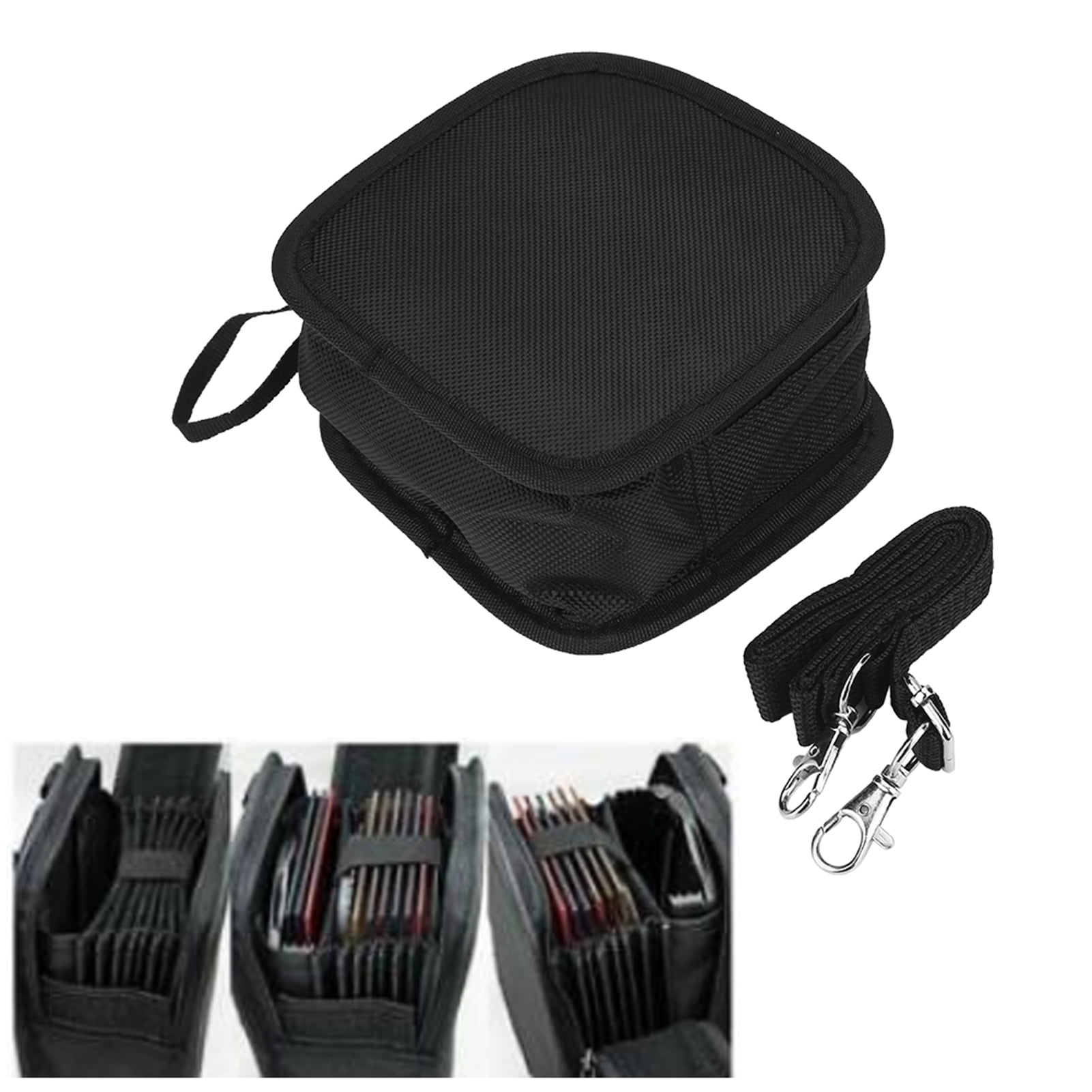 Camera Lens Filter Pouch Case, Lens Filter Bag With Strap, Water And