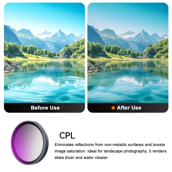 Camera Lens Filter Set For DJI Osmo Action 6 CPL Polarizing ND 1/4 Black Mist Camera Filter Accessories