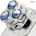 thumbnail image 1 of Camera Lens Protector Compatible with iPhone 15 Pro Max/iPhone 15 Pro, 9H Tempered Glass Screen Protector, Metal Protective Lens Cover for iPhone 15 Pro Max/iPhone 15 Pro - White, 1 of 6