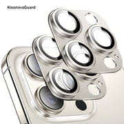 Camera Lens Protector Compatible with iPhone15 Pro Max/iPhone 15 Pro, 9H Tempered Glass Screen Protector, Metal Protective Lens Cover for iPhone 15 Pro Max/iPhone 15 Pro - Primary Color