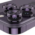 thumbnail image 1 of Camera Lens Protector Cover Case for iPhone 15 Pro Max 14 Plus 13 Mini 12 11 15Pro 15Plus 14Pro 13Pro 12Pro Phone Accessories PURPLE For iPhone 14 Pro, 1 of 7