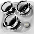 thumbnail image 1 of Camera Lens Protector Cover Case for iPhone 15 Pro Max 14 Plus 13 Mini 12 11 15Pro 15Plus 14Pro 13Pro 12Pro Phone Accessories Silver For iPhone 15 Pro, 1 of 7