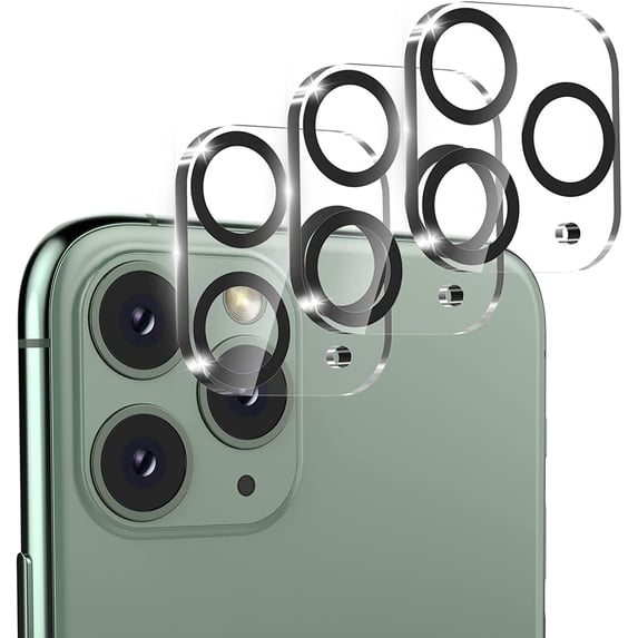 Camera Lens Protector Designed for Apple iPhone 11 Pro Max Camera Lens Shield,Case Friendly Pack of 3 HD Clear Tempered Glass Lens Cover for Apple iPhone 11 Pro Max