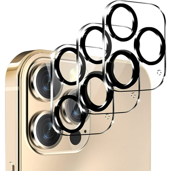 Camera Lens Protector Designed for Apple iPhone 13 Pro Camera Lens Shield,Case Friendly Pack of 3 HD Clear Tempered Glass Lens Cover for Apple iPhone 13 Pro
