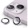 thumbnail image 1 of Camera Lens Protector Designed for Apple iPhone 15 Camera Lens Shield, Case Friendly Metal HD Clear Tempered Glass Lens Cover for Apple iPhone 15,Purple, 1 of 8