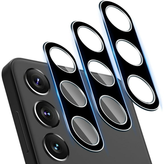 Camera Lens Protector Designed for Samsung Galaxy S23 Camera Lens Shield,Case Friendly Pack of 3 HD Clear Tempered Glass Lens Cover for Samsung Galaxy S23