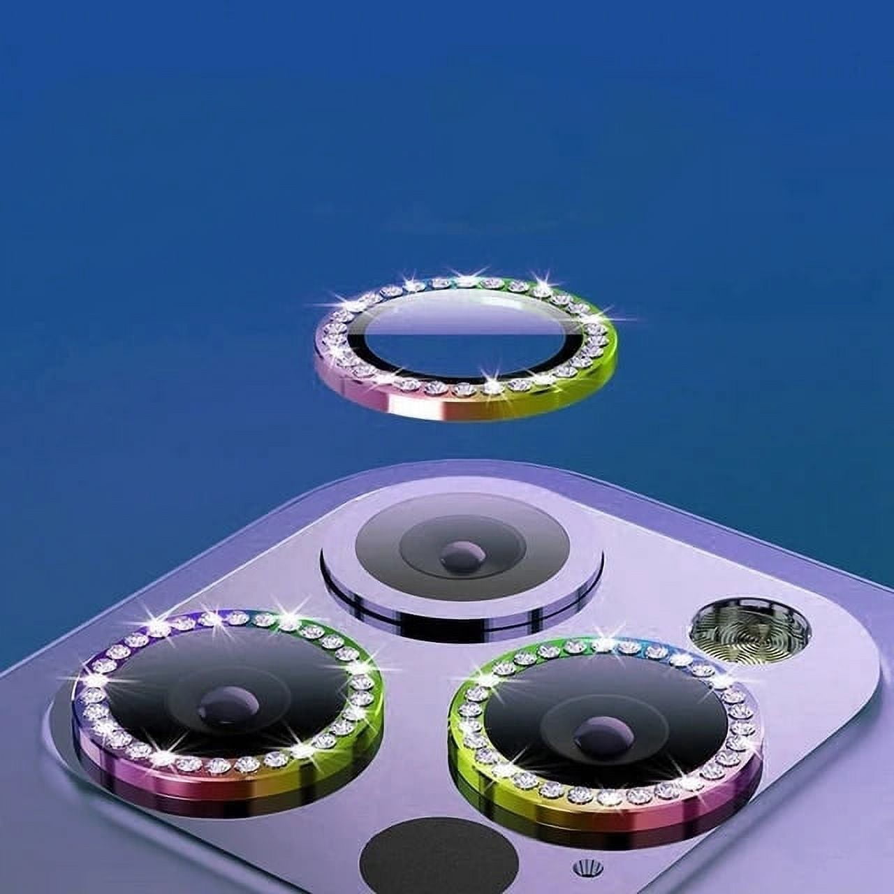 Camera Lens Protector Glass For iPhone 15 14 Pro Max 12 13 Mini Diamond ...