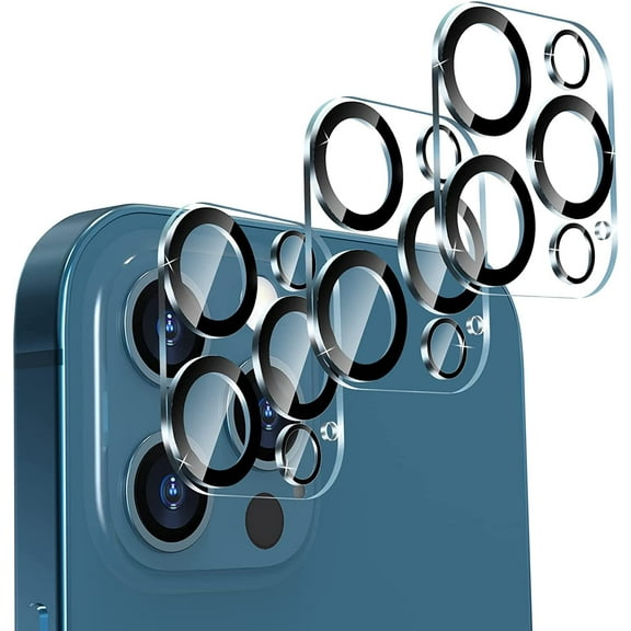 Camera Lens Protector for 6.7" iPhone 12 Pro Max Tempered Glass, HD Clear & 9H Hardness, Case-Friendly, Scratch Resistant, Easy Installation[3 Pack]