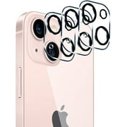 Camera Lens Protector for iPhone 13 & iPhone 13 Mini 2021, iPhone 13 Clear Camera Glass Lens Protector Cover [Case Friendly][Scratch-Resistant]
