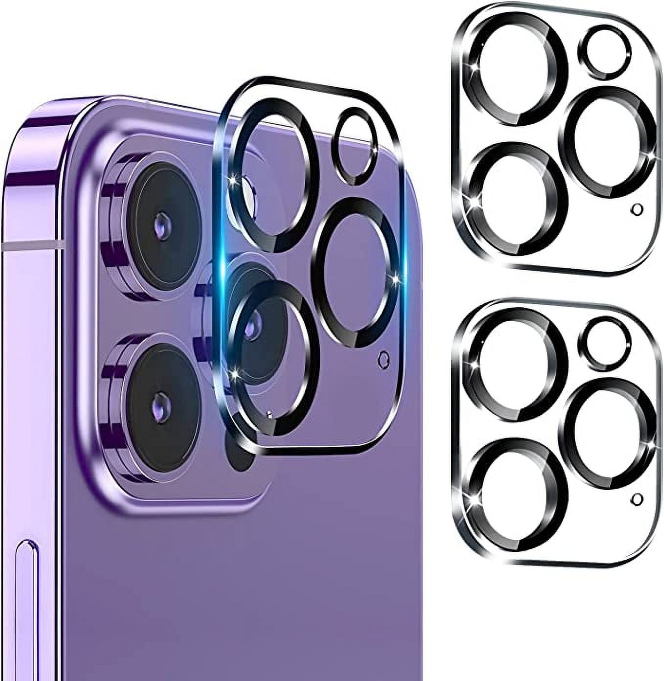 3-Pack HD Tempered Glass Camera Lens Protector for iPhone 14 Pro / iPhone 14  Pro Max - HD Accessory