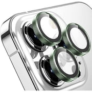 Camera Lens Protector for iPhone 15 Pro & iPhone 15 Pro Max,Premium HD Clear Tempered Glass Lens Cover Flim[Case Friendly][Scratch-Resistant][Night Circle] Green