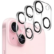 Entronix Premium HD Tempered Glass Protector for iPhone 15 & 15 Plus 2022, Easy Install, Pack of 3