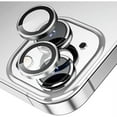 thumbnail image 1 of Camera Lens Protector for iPhone 15 & iPhone 15 Plus,Premium HD Clear Tempered Glass Lens Cover Flim[Case Friendly][Scratch-Resistant][Night Circle] Silver, 1 of 7