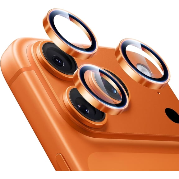 Camera Lens Protector for iPhone 17 Pro Max/ 17 Pro/ 16 Pro Max/16 Pro/ 15 Pro Max/ 15 Pro/ 14 Pro Max/ 14 Pro, Ultra-tough HD Individual Lens Protectors, Tempered Glass, 1 Pack, Cosmic Oran