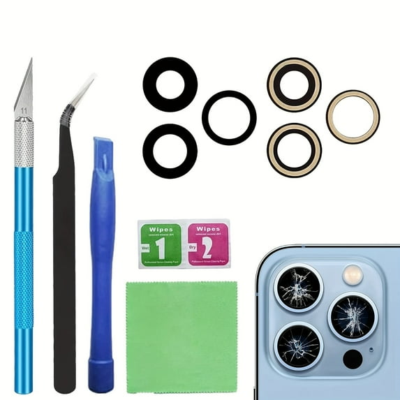 Camera Lens Replacement for iPhone 15 Pro Max - Rear Back Camera Glass ...