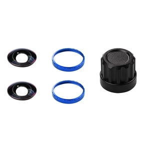 Camera Lens Set with 2 Replaceable Lens, Replacement Action Camera Lens Repair Part Accessories for Insta360 X5