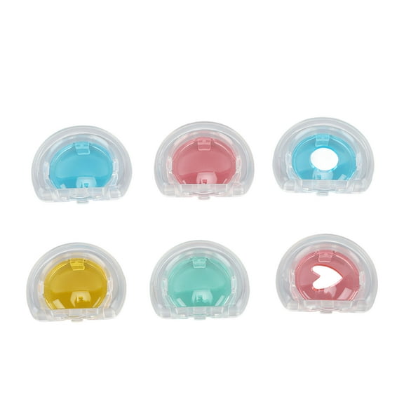 Camera Lens Special Effects Filter Set, PVC Blue Red Green Orange Color Close Up Lens Filter Standard Small 6pcs Lightweight  For Front Lens