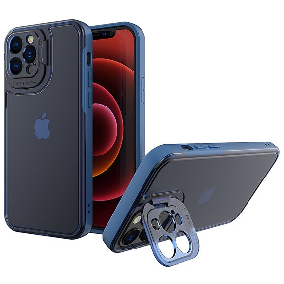 Camera Lens Stand Case for iPhone 13 Pro - Blue