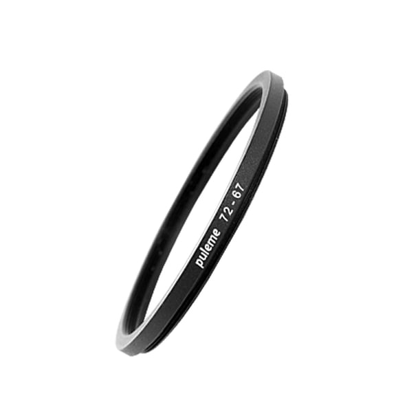Unique Bargains Camera Lens Filter Black Aluminum Ring 72mm-67mm Adapter