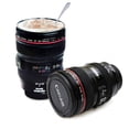 thumbnail image 1 of Camera Lens Thermos Stainless Steel Coffee Mug, travel mug, milk cup, 1 of 6