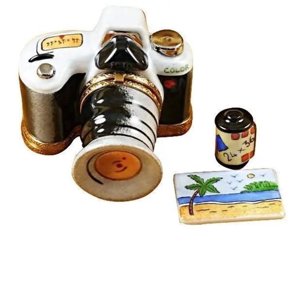 Camera Limoges Box for Photography Lovers Limoges Box Porcelain Figurine