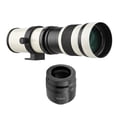 thumbnail image 1 of Camera MF Super Telephoto Zoom Lens F/8.3-16 420-800mm T2 Mount with RF-mount Adapter Ring 1/4 Thread Replacement for Canon EOS R/ R3/ R5/ R5C/ R6/ RP RF-Mount Cameras, 1 of 9
