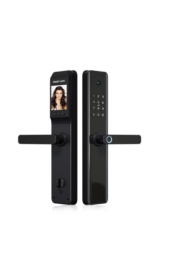 Camera Monitoring Lock Tuya Biometric Fingerprint, Security Intelligent Smart Lock With APP Password Door Lock ,Integrated Smart Home