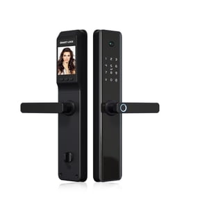 Camera Monitoring Lock Tuya Biometric Fingerprint, Security Intelligent Smart Lock With APP Password Door Lock