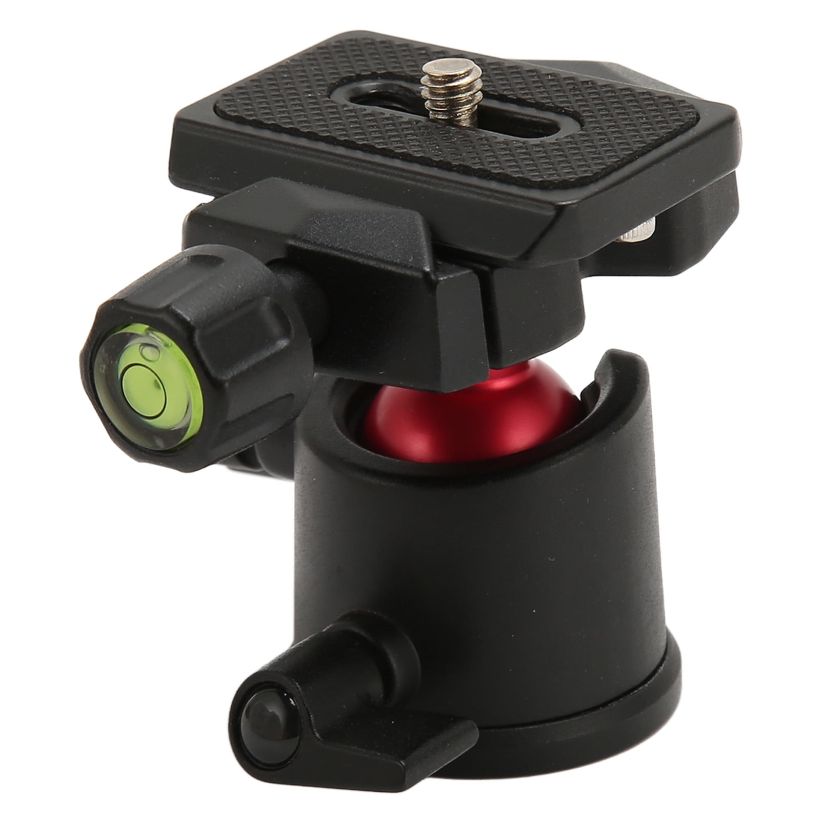 Camera Mount Clamp with Ball Head 3/8 to 1/4 Screws Connector Metal