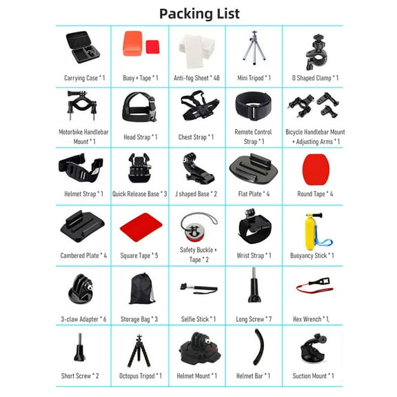 Camera Mount Kit,Camera Set With Camera Kit Dsfen 120-in-1 Compatible With Buzhi With Any