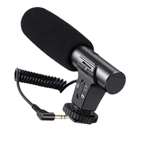Camera Mounted Microphones With 3A Operations Long Spring Cable For Cameras Interviews