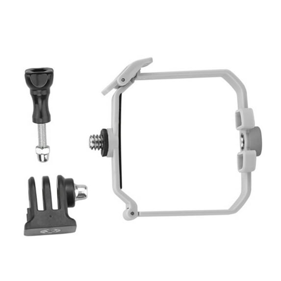 Camera Mounting Bracket Durable ABS Build, 1/4 Screw Top, Tripod Compatibility, Grey for Insta360 Go 2