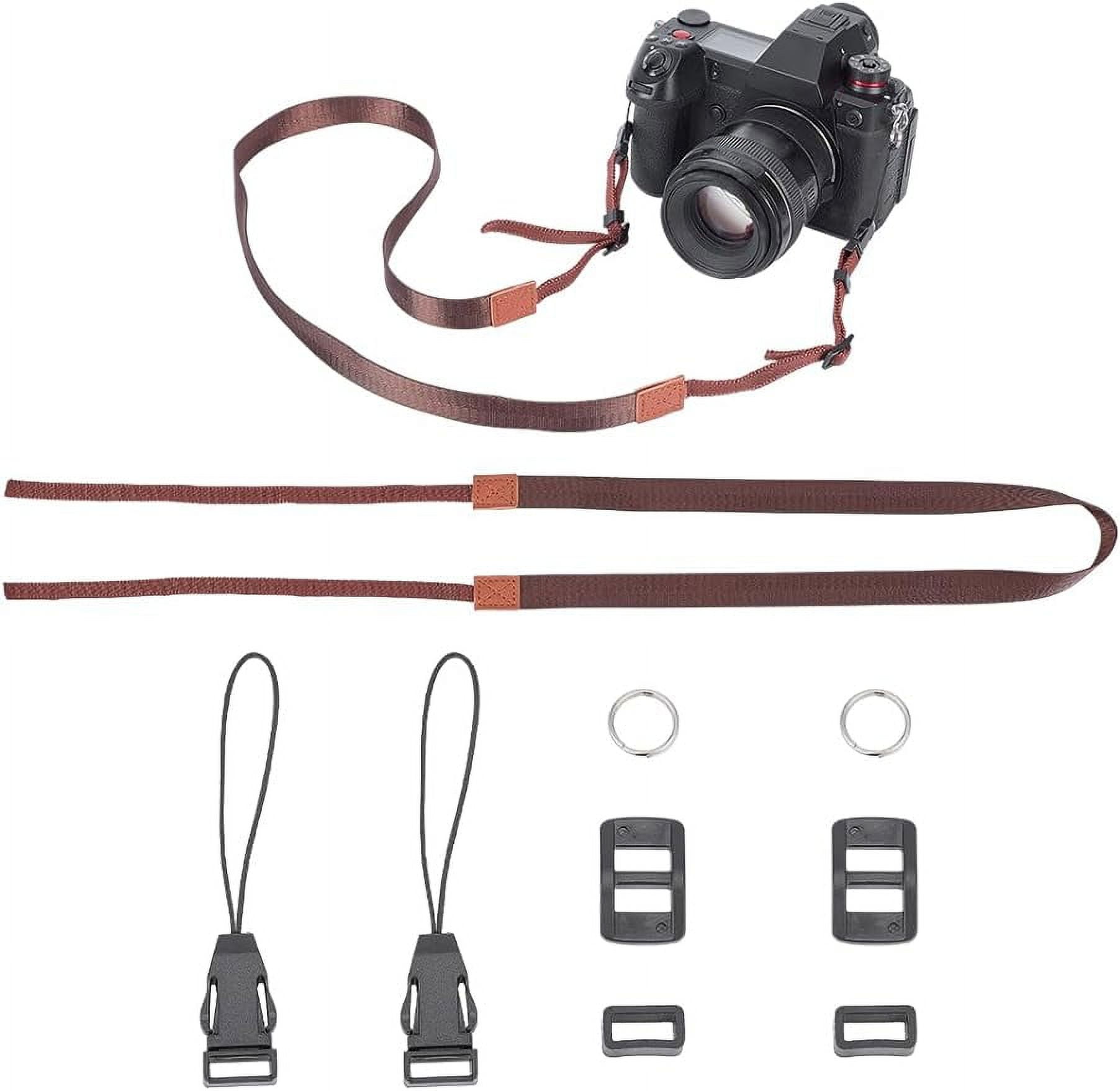 Camera Neck Straps 52.8 Inch Adjustable Camera Shoulder Strap Quick