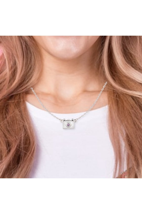 Camera Necklace Photographer Camera Charm Pendant Chocker Jewelry Gift for Photographers Journalists Travelers Selfie Lovers