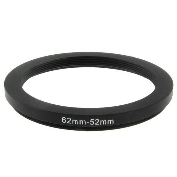 Camera Parts 62mm-52mm Lens Filter Step Down Ring Adapter Black