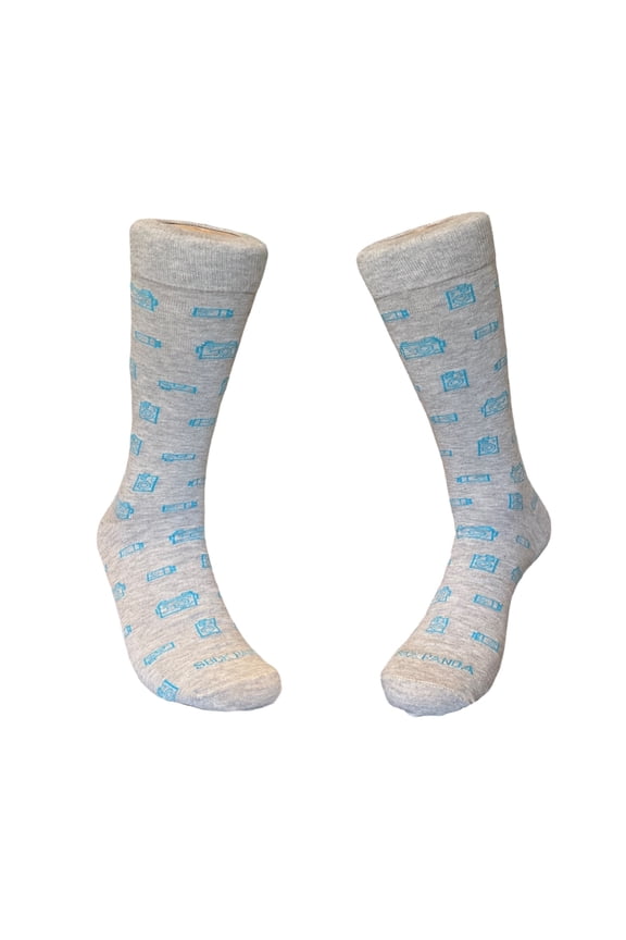 Camera Patterned Socks from the Sock Panda (Adult Large - Men's Shoe Sizes 8-12)