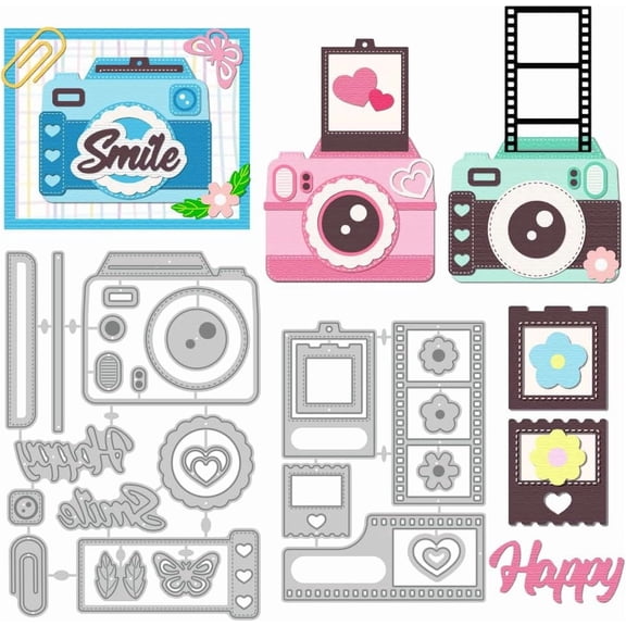 Camera Photo Cutting Dies Card Making Die Stencil Carbon Steel Die Cuts Scrapbooking Embossing Template Metal Dies