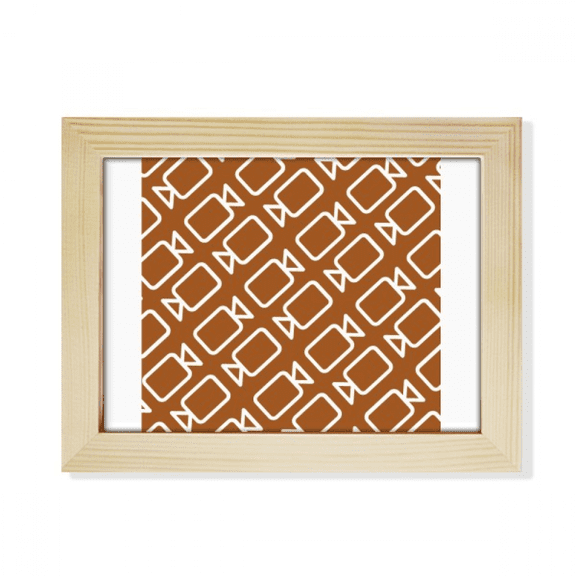 Camera Photographic Stamp Pattern Desktop Photo Frame Picture Art Decoration Painting 6x8 inch