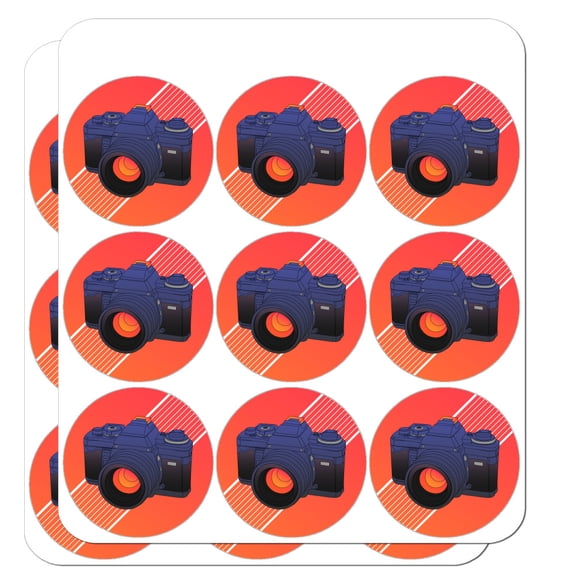 Camera Photography Photographer 2" Planner Calendar Scrapbooking Crafting Opaque Stickers