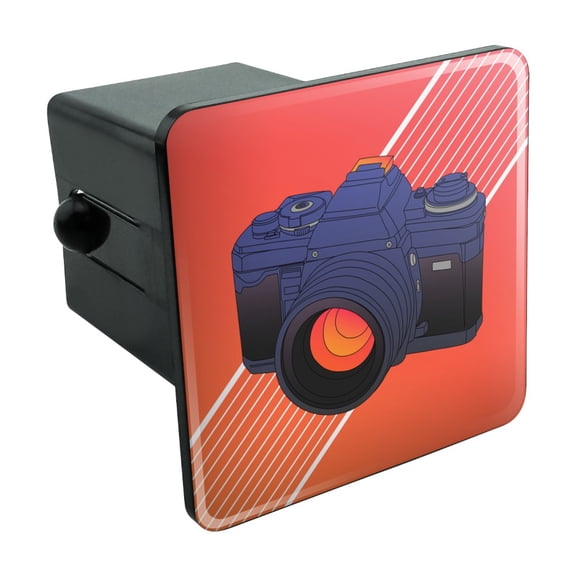 Camera Photography Photographer Tow Trailer Hitch Cover Plug Insert