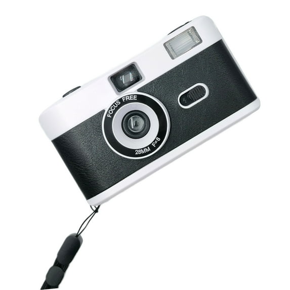 Camera for Photography Qwtwty Full Frame Film Camera 35MM Retro Film Camera Reusable HD Gift Camera Focus Built-in Flash Easy to Use Film AAA Battery Are Not Included
