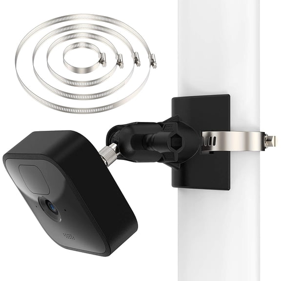 Camera Pole Mount Outdoor Mount Compatible with 2k+(2025 Model) Outdoor 4/3 XT2/XT1 Mini2/Mini, Applicable Pipe Diameter Size 1.18-7.87 inch (30mm-200mm) (1 Pack)