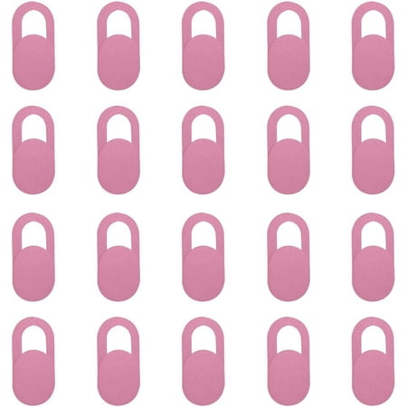 Camera Privacy Covers Webcam Cover Protection Sticker for MacBook Pro,iMac, Laptop, Computer,Smartphone,Protect Your Privacy and Security (20pcs, Pink)