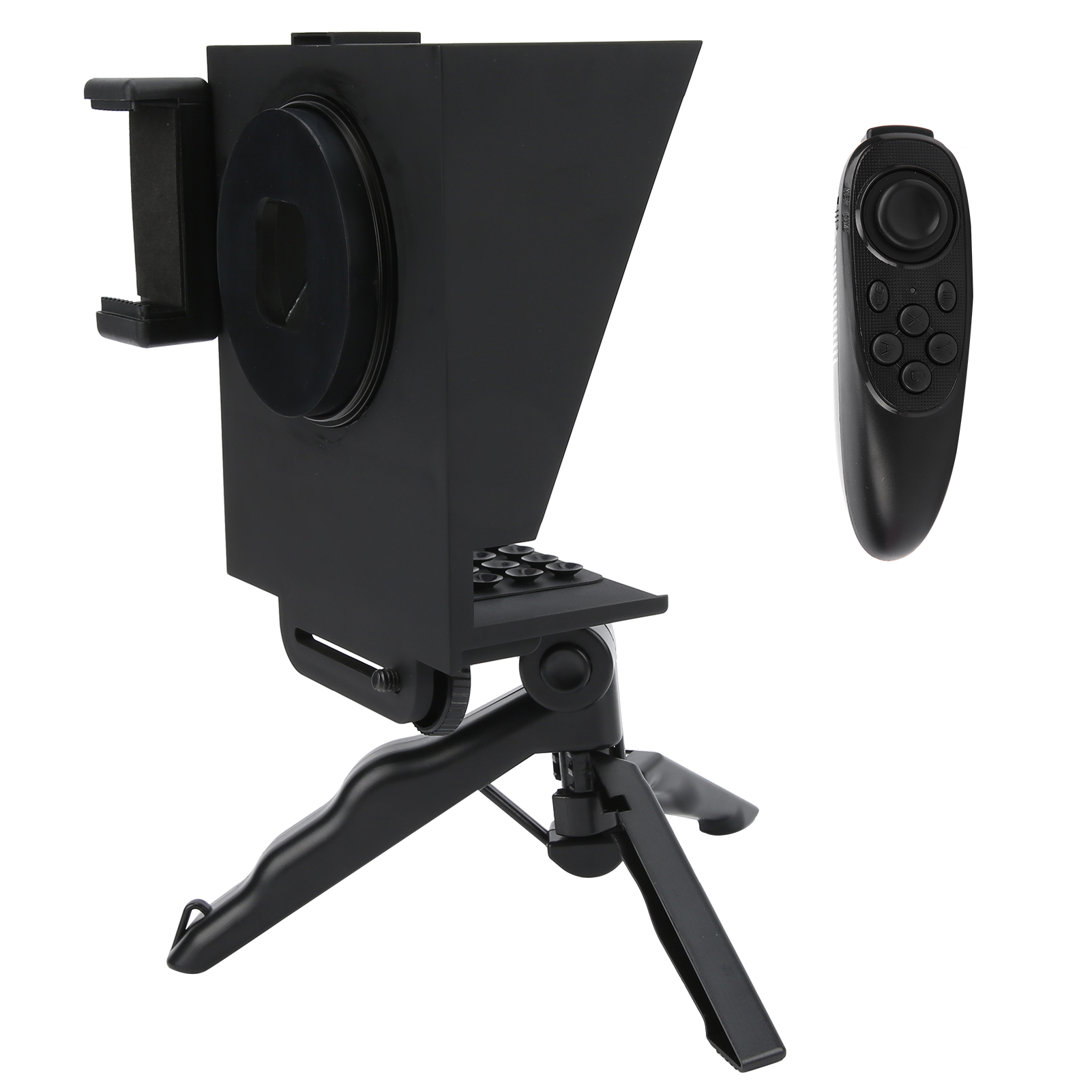 Camera Prompter, Remote Control Smartphone Teleprompter For Online