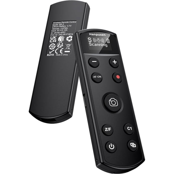for Camera Remote Control, Rechargeable Wireless Shutter Release with OLED Screen for ZV-E10/ZV-1/A7 III/A7 IV/ZV-1F/A6400/A6700/A6600/A6100/ZV-E1/FX30/A7C II/FX3, Replace RMT-P1BT